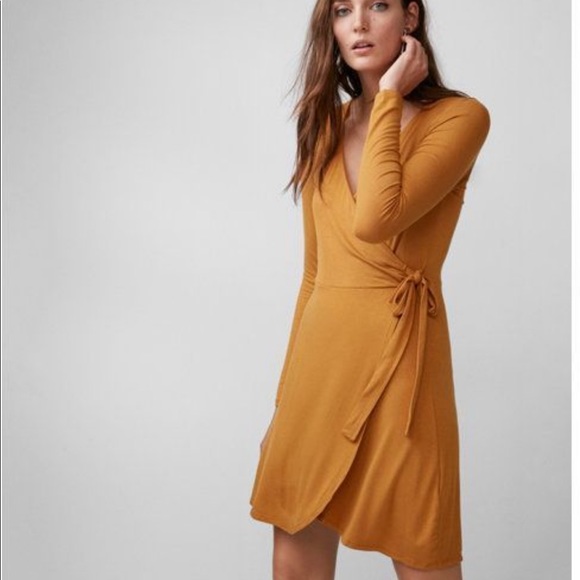 Express Dresses & Skirts - Long sleeve Wrap Dress
